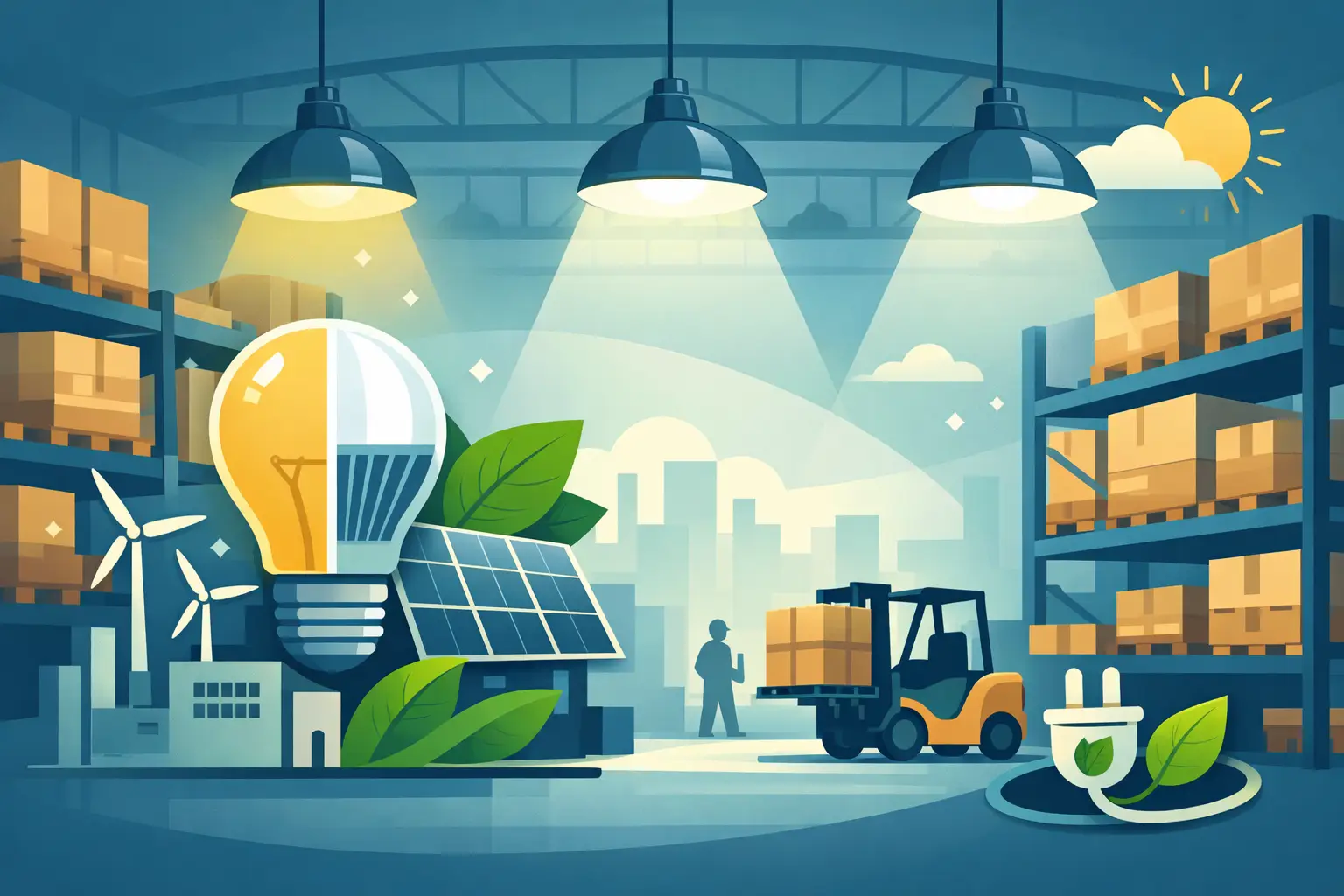 Energy Efficient Warehouse Lighting Guide