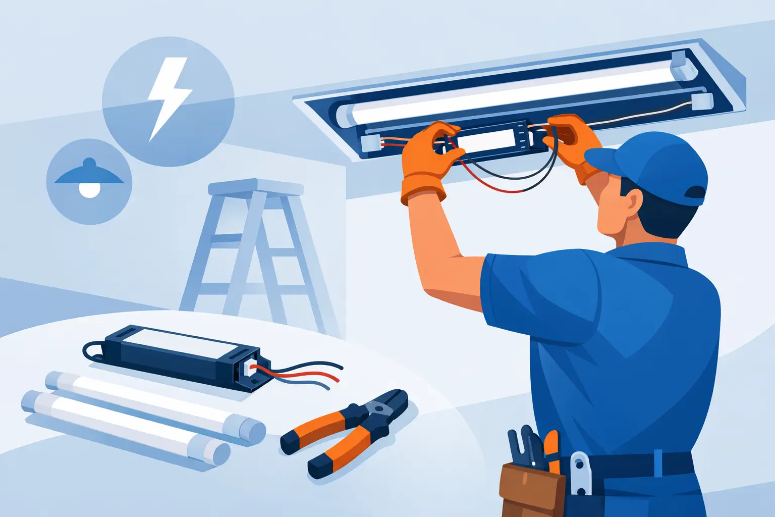 How to Replace Ballast Fixtures Safely